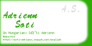 adrienn soti business card